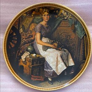 Norman Rockwell Ceramic Plate